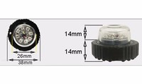 Luz de rejilla de luz estroboscópica Hide Away para coche de 60 vatios con flash alterno 10 Luces con un controlador