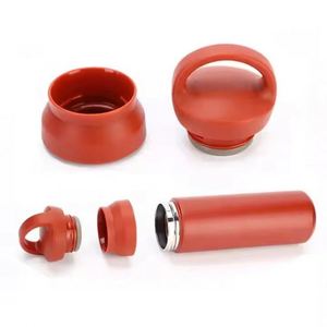 Gobelet isotherme en acier inoxydable à double paroi avec logo personnalisé, 350/450 ml, couvercle en plastique, maintien thermique de 12 à 24 heures, cadeaux d'affaires - Product Image 4