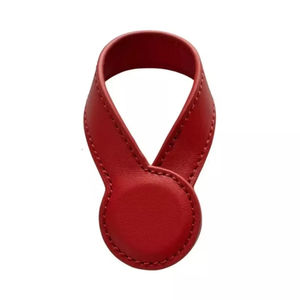 Clip magnétique multifonctionnel en cuir avec fausse fourrure, organisateur rond robuste pour chapeaux, accessoires de sac pour voyage en extérieur - Product Image 3