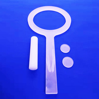 Anneau en verre de quartz usiné de haute précision, dépoli, de marque Tengjun, origine Jiangsu, maille 200, pour la vente en gros