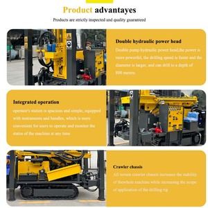 KW200 200m 깊이 심층 시추기 트랙 장착 수원 시추기 판매 - Product Image 4