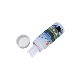 Bandelettes de <span class=keywords><strong>test</strong></span> manuelles à 6 voies pour les spas de spa Appareil d'examen de l'acuité visuelle pour le chlorure de sodium Eau salée Nitrite Nitrate - Product Image 2