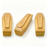 Ataúd Funerario Estilo Europeo, Certificado FSC, Diseño de Tallado Personalizable, Tamaño Personalizado Disponible, Marca SDD Tmallwood, Shandong