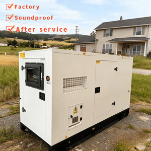 50Hz 초저소음 디젤 발전기 15kva 25kva 55kva 110/220/380V 가정용 원격 시동 시스템 포함 - Product Image 1