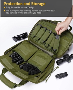 Zaino Tattico da Caccia per Esterni CVLIFE in Materiale 600D, con Tasca Molle e 3 Scomparti Bloccabili per Custodia Arma, Deposito Medico e Ottica - Product Image 6