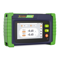 Medidor de Potencia Óptica KOMSHINE KPM-43F con Pantalla Táctil, División de Longitud de Onda de Fibra Óptica, VFL, para FTTH KPM43F