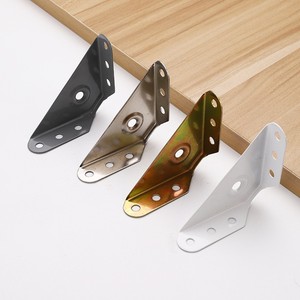Corner <b>Bracket</b> Cold Rolled Steel 90 Degree L Shape Shelf Support Wardrobe Hardware Accessory - Product Image 1