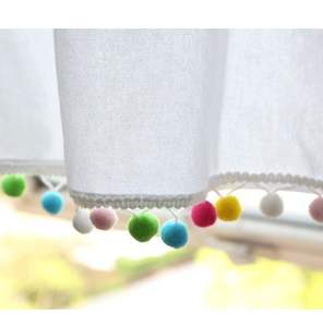 Cortina de Algodón Ecológica con Estampado Campestre Francés, Cortina Ondulada que Bloquea la Luz, Cubierta Flotante <span class=keywords><strong>para</strong></span> Gabinete, Separador <span class=keywords><strong>para</strong></span> Cocina - Product Image 4