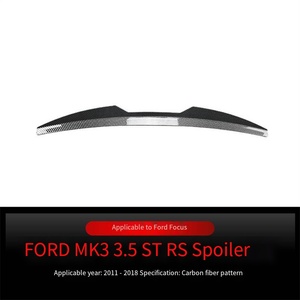 Veidt Convient pour 2011-2018 pour Ford <span class=keywords><strong>Focus</strong></span> <span class=keywords><strong>MK3</strong></span>/3.5 ST <span class=keywords><strong>RS</strong></span> Aile arrière Aile supérieure Pièces de modification transfrontalières - Product Image 6