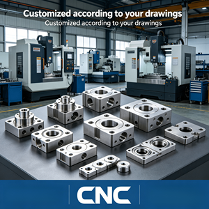 ฐานกระจายความร้อน ชิ้นส่วนความแม่นยำ CNC, อุปกรณ์นำความร้อนแบบกำหนดเอง ชิ้นส่วนโครงสร้าง - Product Image 6