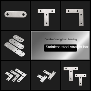 Soportes Triangulares de Acero Inoxidable con Superficie Cepillada, Fácil Instalación para Escritorio, Borde de Cama, Accesorio SSR - Product Image 4