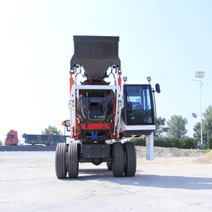 Camion <span class=keywords><strong>malaxeur</strong></span> à béton TAIJIN 3200L avec <span class=keywords><strong>pelle</strong></span> avant et fonction de déchargement, auto-chargeur, 4 roues motrices - Product Image 3