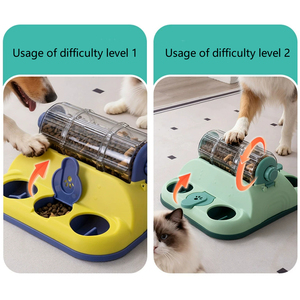 Jouets de puzzle interactifs <span class=keywords><strong>pour</strong></span> animaux de compagnie, distributeur de nourriture lent IQ <span class=keywords><strong>pour</strong></span> chats et chiens, détachable et facile à nettoyer, vente en gros - Product Image 2