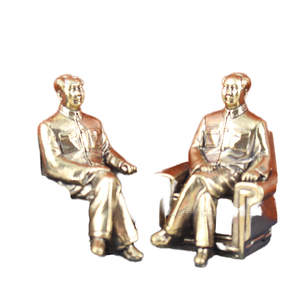 Brass Great <strong>Man</strong>/Great Leader Grandpa Statue Crafts Ornaments Desktop Carving Craft Made in China - Product Image 1