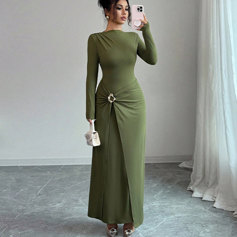 On Sale Long Sleeve Mint Green Dress Casual And Formal Occasions |  Alibaba.com