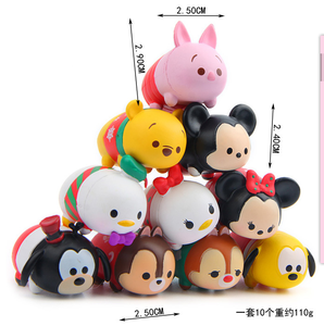 10 Loại Khác Nhau Phim Hoạt Hình Thủ Công Đồ Chơi Thủ Công Búp Bê Nhựa 3D Hình Hoạt Hình Thủ Công - Product Image 2