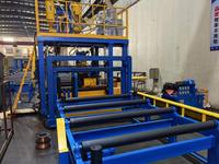 Ligne de production automatique de poutres en H horizontales avec assemblage SAW et ensemble complet de soudage à double fil inversé