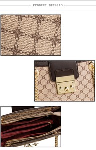 批发奢华女式大容量多功能手提包拉链闭合女士PU手提包 - Product Image 2