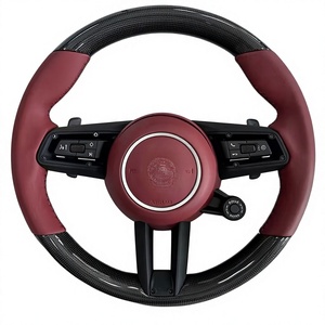 Volante Deportivo Personalizado en Cuero Color Piel para Porsche Panamera Cayenne 957 911 958 970 92A 2015 - Product Image 2