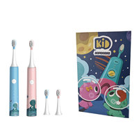 Cepillo de Dientes Eléctrico para Niños, IPX7, Levitación Magnética, Inalámbrico, Ultrasónico, Autolimpiante, Carga Inductiva, Cerdas Suaves