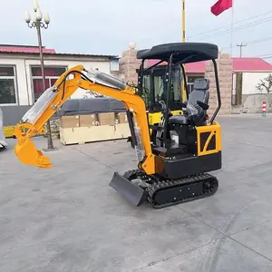 Escavadeira rototilt de alta qualidade Epa Motor miniescavadeira cabine Kubota miniescavadeira 1ton