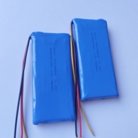 Batería de Iones de Litio de Estado Semisólido Cuadrada 523984, Paquete de Baterías de 2400 mAh y 7.4 V, Cátodo de LiNiMnCoO2, 800 Ciclos, Carcasa de Batería