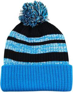 Berretto invernale invernale caldo berretto da sci squadra di calcio in Jacquard in maglia sportiva berretti - Product Image 4