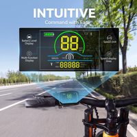 Pantalla para Bicicleta Eléctrica YOLIN al por Mayor, 2.6 Pulgadas YL81C-C 36V 48V, Protocolo UART CAN, 69nits de Brillo, Vidrio Templado+ABS