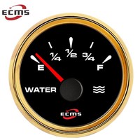 Medidor de nivel de tanque de agua automático, con retroiluminación, 9-32V, 52mm