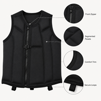 Gilet de sauvetage 150N pour rafting en eaux vives, en Oxford 600D avec mousse NBR, ajustable, pour kayak, canyoning et sauvetage commercial en rivière