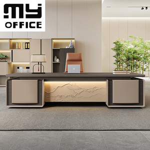 Ánh sáng hiện đại kết hợp chủ tịch sang trọng của Chủ tịch và ghế bàn văn phòng kiểu Trung Quốc mới - Product Image 2