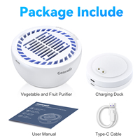Technologie d'ionisation de l'eau Hydroxy, taux de stérilisation de 99,99 %, purificateur alimentaire portable pour fruits, légumes et vaisselle