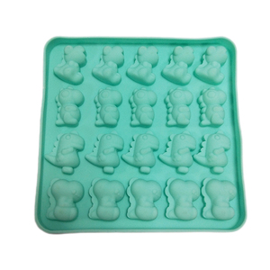 Форма для конфет из силикона в форме животных, синяя, 3D, пищевая, без бисфенола А, экологичная, для духовки, термостойкая - Product Image 2
