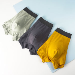 Nouveau Design Simple Coton Sublimation Blanc Hommes Boxer Shorts Hommes Sous-Vêtements Boxer - Product Image 1