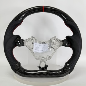 Volante de Cuero y Fibra de Carbono Real para <span class=keywords><strong>Toyota</strong></span> 86 <span class=keywords><strong>Gt86</strong></span> y Subaru Brz, Venta al por Mayor y al Detal - Product Image 1