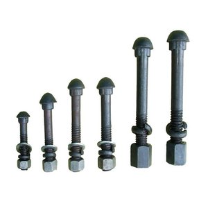 สลักเกลียวปลาย<span class=keywords><strong>หางปลา</strong></span>เกรด 8.8, ตัวเชื่อมรางเหล็ก, สลักเกลียวยึดรางในเหมือง, สกรูปลาย<span class=keywords><strong>หางปลา</strong></span>สำหรับราง, ป้องกันอัคคีภัย - Product Image 4