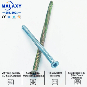 Servicio OEM ODM de Malaxy, Tornillo para Concreto de Acero al Carbono con Recubrimiento Ruspert, Rosca Alta-Baja, Accionamiento Torx - Product Image 2
