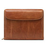 Couverture de carnet hebdomadaire noire personnalisée en cuir PU véritable, étui pour Bible pour hommes, journal de sublimation, sacs et étuis professionnels