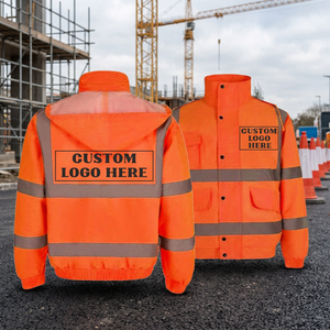 Chaqueta de Trabajo Personalizada, Reflectante, Transpirable, con Certificación CE, Chaqueta de Trabajo de Alta Visibilidad para Mecánicos - Product Image 3