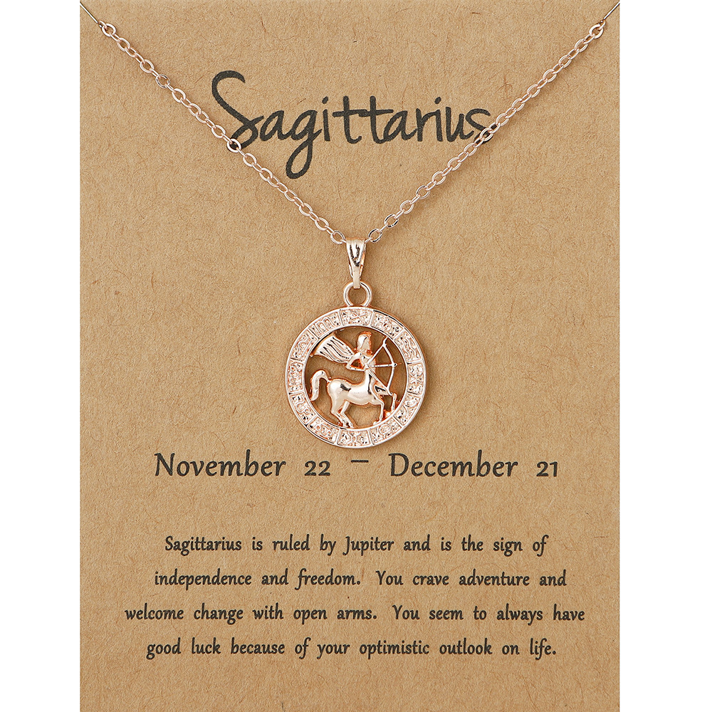 sagittarius with card