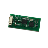 Fábrica de Shenzhen Ofrece Mini Módulo Lector de Tarjetas RFID ABS Negro de 13.56MHz ISO 14443A, Control de Acceso NFC de Proximidad de 3-5cm