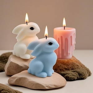 Molde de Silicona 3D con Forma de Conejo TangChu para Pasteles y Chocolate, Molde para Velas Aromáticas de Conejo de Pascua, Empaquetado Individualmente - Product Image 3