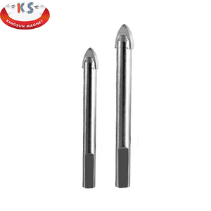 Siêu sắc nét <span class=keywords><strong>Carbide</strong></span> Lời Khuyên Chống trượt tam giác thiết kế <span class=keywords><strong>Carbide</strong></span> Tipped Router Granite Khoan <span class=keywords><strong>Bits</strong></span> cho nề & bê tông - Product Image 3