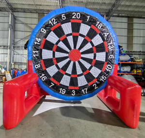 Dardo <span class=keywords><strong>de</strong></span> Fútbol Inflable <span class=keywords><strong>de</strong></span> 13 pies, <span class=keywords><strong>Juego</strong></span> Deportivo al Aire Libre para Niños y Adultos, Tablero <span class=keywords><strong>de</strong></span> Dardos <span class=keywords><strong>de</strong></span> Fútbol con Pelotas - Product Image 1
