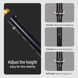 Bâton de canne pliable avec lumière LED <span class=keywords><strong>Balance</strong></span> et bâton de soutien - Product Image 2