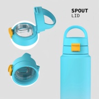 Nouvelle bouteille d'eau sport isotherme en acier inoxydable 304 de 32 oz avec infuseur à fruits, pour le camping, maintien thermique 12-24h