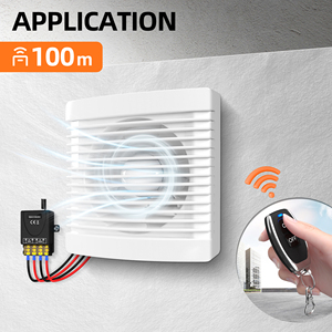 433MHz RF từ xa Transmitter Receiver tầm xa latching chuyển đổi không dây RF điều khiển từ xa chuyển đổi DC 12V 30A Relay - Product Image 5