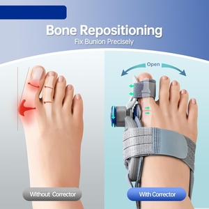 Corrector de Juanetes, Enderezador de Dedos Grandes, Férula Ajustable de Silicona para Mujeres y Hombres, Alivio del <span class=keywords><strong>Dolor</strong></span> de Juanetes, Uso Diurno/Nocturno - Product Image 4