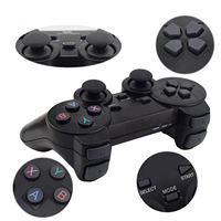 2 manettes de jeu sans fil USB 2.4G pour TV et PC, double vibration avec un récepteur, double manettes, console de jeu