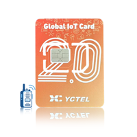 Tarjeta SIM IoT Global de Baja Latencia para Radio POC, Intercomunicador 4G LTE, Multired, 680+ Operadores, 180+ Países